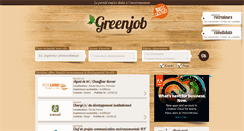 Desktop Screenshot of greenjob.fr